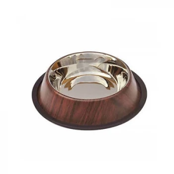 ASR(W) 96 Oz Bambu Desenli Kedi ve Köpek Mama Su Kabı
