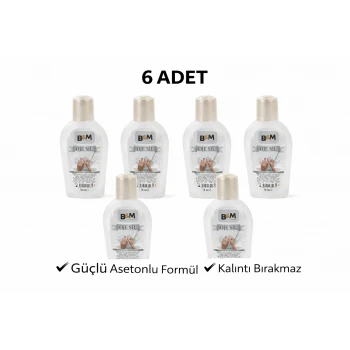 B&M Oje Sil 70 ml Asetonlu Oje Çıkarıcı Güçlü Formül 6 ADET