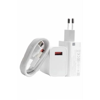 Beyaz Ultra Plus Hızlı Şarj Seti Şarj Adaptörü ve Kablosu 67W