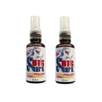 Bıg Shark Power Sertleşme Bakım Ve Masaj Spreyi 30 ml X 2 Adet