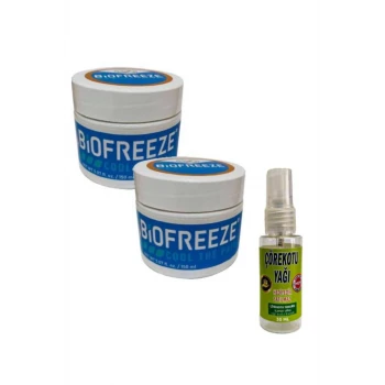 Biofreeze Rahatlatıcı Bakım ve Masaj Kremi 150 mlx2+Çörek Otu Yağı ile