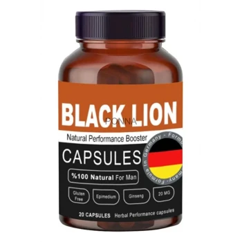 BLACK LION CAPSULE ERKEK PERFORMANS 20CAPS
