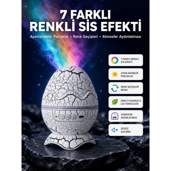 Bluetooth Hoparlör Özellikli 7 Renkli Gece Aydınlatması