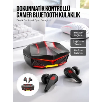 Bluetooth Kulaklık HD Ses Kaliteli Işıklı Metal Kasa Ios Android Uyumlu Mikrofonlu Yeni Nesil
