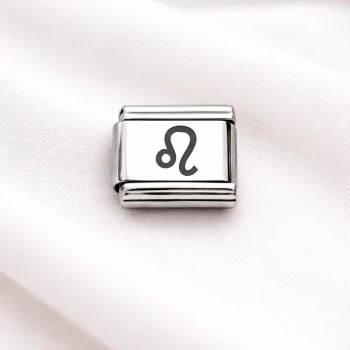 Çelik Charm Aslan Burcu | Paslanmaz Çelik Bileklik Charmı | Burç Temalı Şık Takı