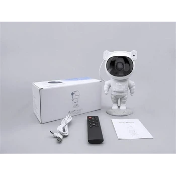 Çocuklara Özel Projeksiyon Astronot Lamba Speaker Sevimli