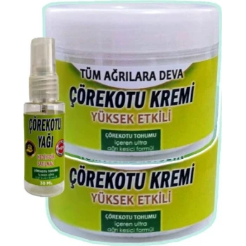 ÇÖREK OTU KREM 2X100 ML+30 ML ÇÖREK OTU YAĞI İLE