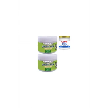 Çörek Otu Kremi 2x150 ml Rahatlatıcı Krem +Snow Kitten 50 ml Menthol Balm