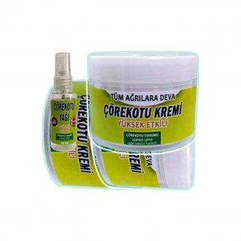 ÇÖREK OTU KREMİ 3 ADET 100 ML + 30 ML ÇÖREK OTU YAĞI