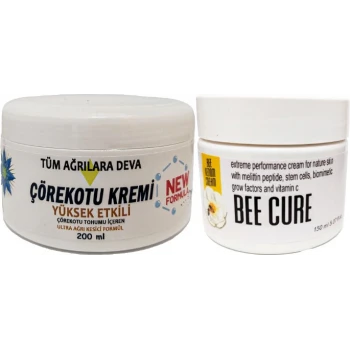 ÇÖREKOTU ÇÖREK OTU KREMİ WHİTE BOX 200 ML + BEECURE KREM 150 ML / KREM SETİ