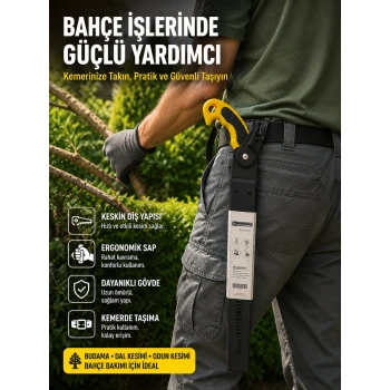 Dal Budama İçin Güçlü Kesim Sağlayan Bahçe Bıçkısı