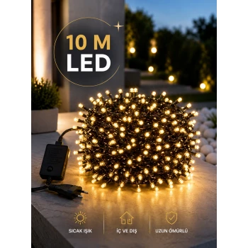 Dekoratif Aydınlatma Ampüllü 10 Metre Gün Işığı Şerit Led