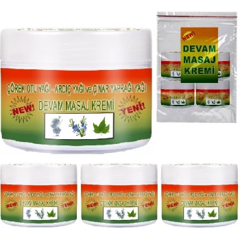 DEVA-DEVAM KREMİ 4 ADET ÇÖREK OTLU ARDIÇ YAĞI VE ÇINAR YAPRAĞI YAĞI ILE GÜÇLENDİRİLMİŞ KREM