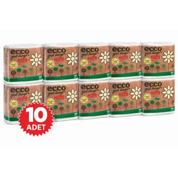 Ecco Green Kağıt Peçete 100’lü 10 Adet Ekonomik Toplu Set
