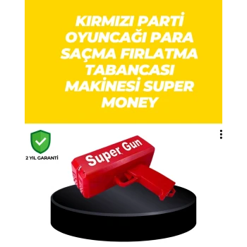 Elektrikli Parti Oyuncağı – Para Atan Tabanca