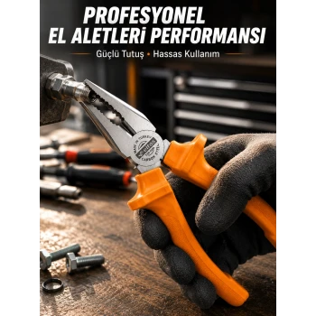 Ergonomik Saplı Hassas Kavrama Dövme Çelik Pense