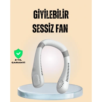 Esnek Silikon Tasarımlı Taşınabilir Kişisel Fan