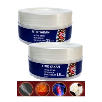 Fıtık Yakan Masaj Bakım Kremi 50 ml x 2 adet