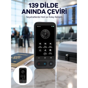 Fotoğraf Tanıma ve Konuşma Çevirili Akıllı Tercüman Yeni Nesil