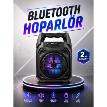 Güçlü ve Şarj Edilebilir Bluetooth Hoparlör 6.5 İnç