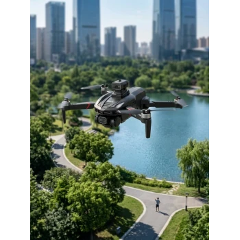 Havadan Çekim İçin Çift Kameralı Kompakt ve Kolay Taşınabilir Drone