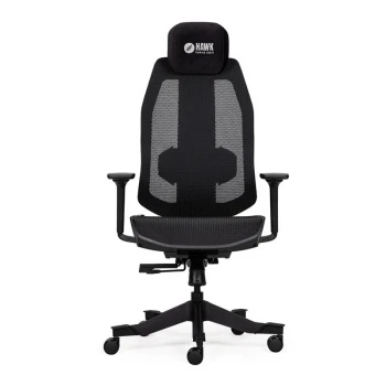 HAWK GAMING CHAIR NOVA FİLELİ SİYAH Oyun KOLTUĞU