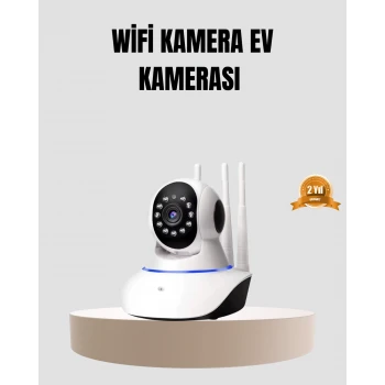 HD IP Kamera – Gece Görüşlü, Hareket Sensörlü, Mobil Takip ve Çift Yönlü Ses