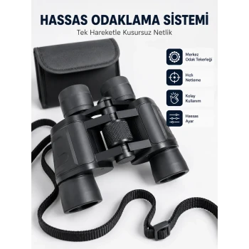 HD Optik Mercekli 20x Dürbün Net Görüş Ergonomik Kauçuk Gövde Aksesuar Setli