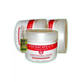 Hemoplus Krem 100 ml x 3 adet + Çörek Otu Yağı 30 ml