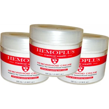 HEMOPLUS KREM 150 ML 3 ADET BİRDEN HEMMROİD KREMİ