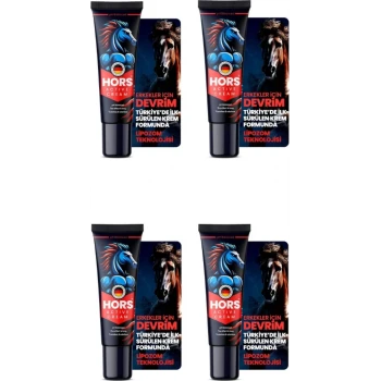 HORS ACTİVE CREAM ERKEKLERE ÖZEL 50 ML 4 ADET