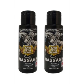 Hors Active Power Rahatlatıcı Fantezili Etkilerde Vücut Masaj Yağı 60 ml 2 Adet