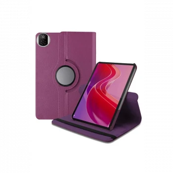 Huawei Honor Pad X7 360 Tablet Deri Kılıf - Mor