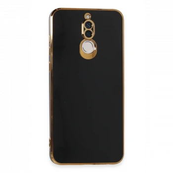Huawei Mate 10 Lite Kılıf Volet Silikon - Siyah