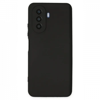 Huawei Nova Y70 Kılıf First Silikon - Siyah