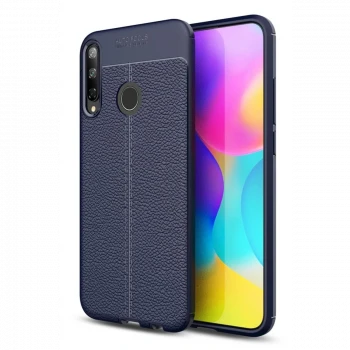 Huawei P40 Lite E Kılıf Auto Focus Kapak - Lacivert