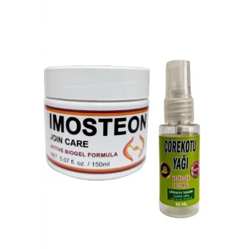 Imosteon Rahatlatıcı Bakım Kremi 150 ml + Çörek Otu Yağı ile 30 ml
