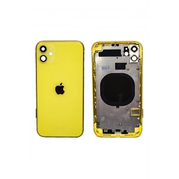 Iphone 11 Boş Kasa + Kapak Sarı