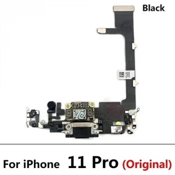 Iphone 11 Pro Full Şarj Soketi (ORJ) Siyah