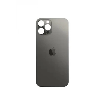 iPhone 12 Pro Arka Pil Kapağı (Cam) Siyah