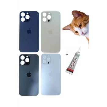 iPhone 14 PRO MAX Arka Batarya Pil Kapağı DERİN MO