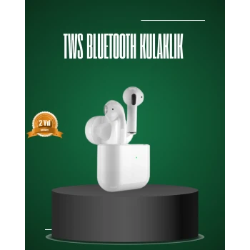 iPhone Pro ve Pro Max Uyumlu TWS Bluetooth Kulaklık Gürültü Engelleyici