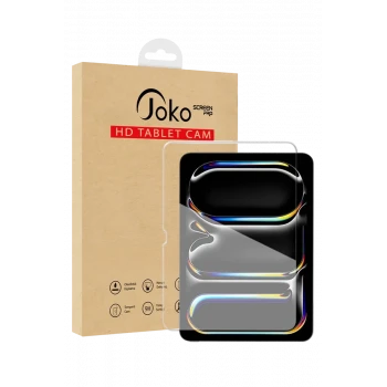 Joko Apple iPad Pro 13 (2024) 2in1 HD Tablet Cam Ekran Koruyucu - Şeffaf
