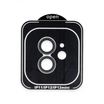 Joko Apple iPhone 11 PVD Metal Kamera Lens - Siyah