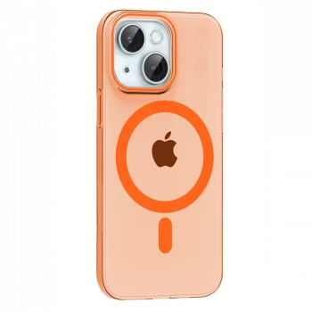 Joko Apple iPhone 14 PC Blank Magsafe Kapak - Turuncu
