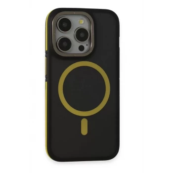 Joko Apple iPhone 14 Pro Kılıf Rocky Magsafe Kapak - Siyah-Sarı