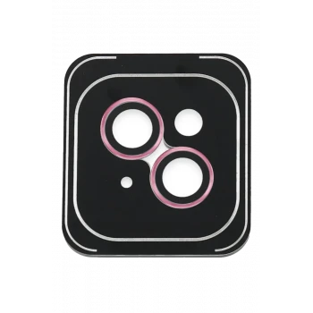 Joko Apple iPhone 14 PVD Metal Kamera Lens - Pembe