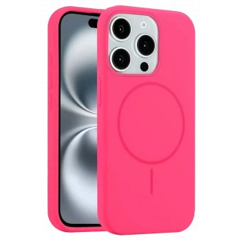 Joko Apple iPhone 15 Pro Max Kılıf Jully Magsafe Kapak - Pembe