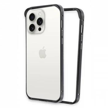 Joko Apple iPhone 15 Pro Max Land Bumper Koruma Kapak - Siyah