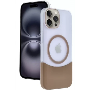 Joko Apple iPhone 15 Pro Max Velar Magsafe Kapak - Çöl Titanyum